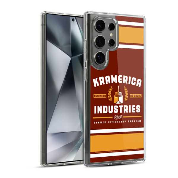 Seinfeld Graphics Kramerica Industries Soft Gel Case for Samsung Galaxy S24 Ultra 5G & MagSafe