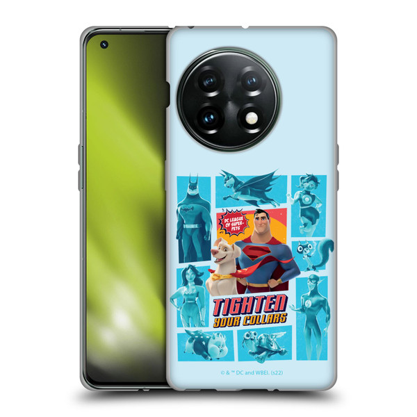 DC League Of Super Pets Graphics Tighten Your Collars Soft Gel Case for OnePlus 11 5G