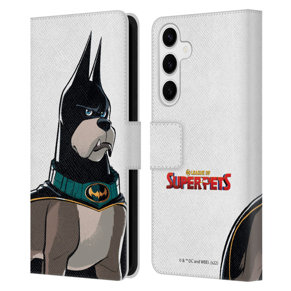 DC League Of Super Pets Graphics Ace Leather Book Wallet Case Cover For Samsung Galaxy S24+ 5G