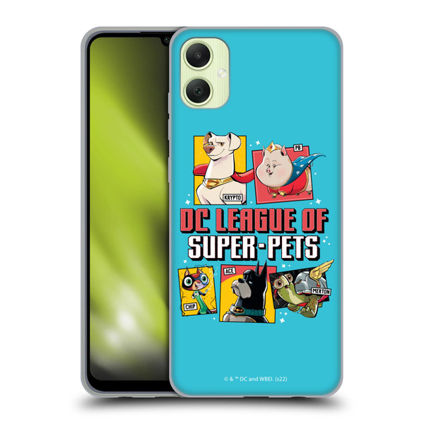 DC League Of Super Pets Graphics Characters 2 Soft Gel Case for Samsung Galaxy A05