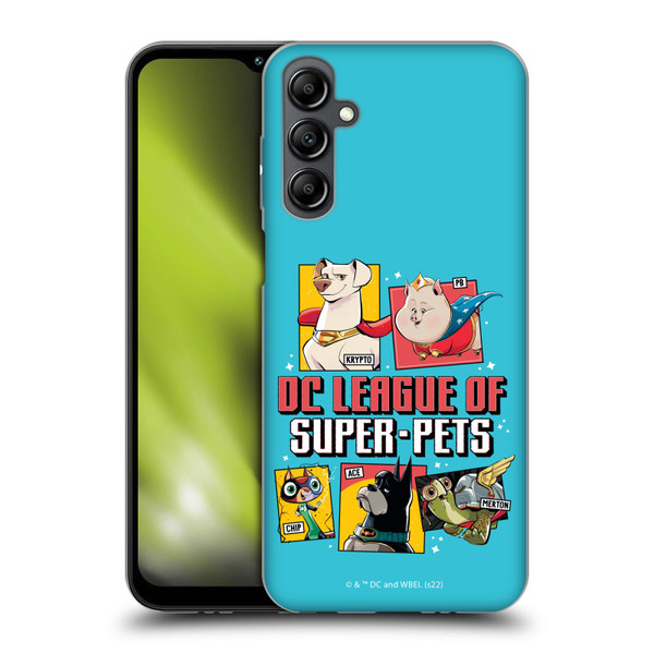 DC League Of Super Pets Graphics Characters 2 Soft Gel Case for Samsung Galaxy M14 5G