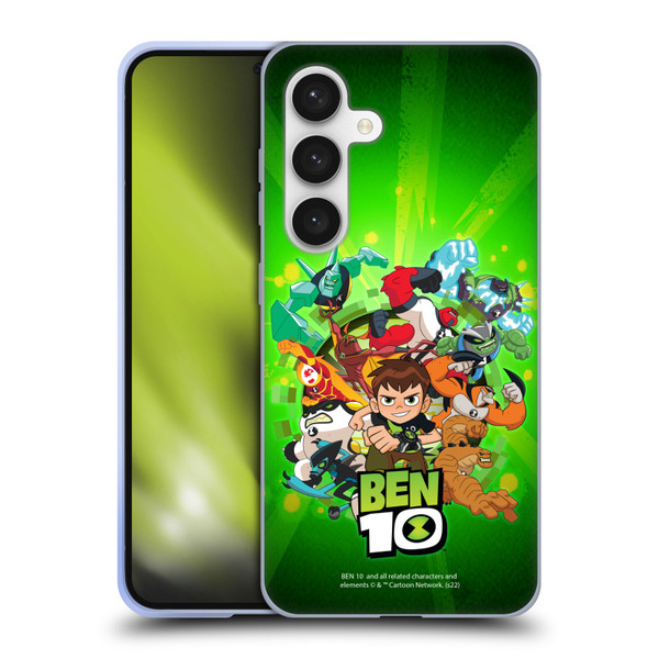 Ben 10: Animated Series Graphics Character Art Soft Gel Case for Samsung Galaxy S24 5G