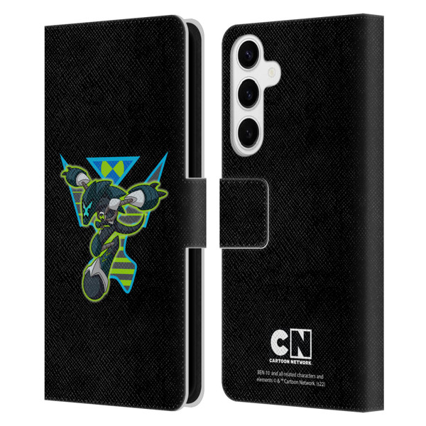 Ben 10: Animated Series Graphics Alien Leather Book Wallet Case Cover For Samsung Galaxy S24+ 5G