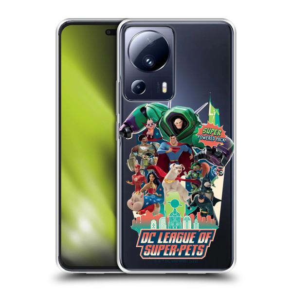 DC League Of Super Pets Graphics Super Powered Pack Soft Gel Case for Xiaomi 13 Lite 5G