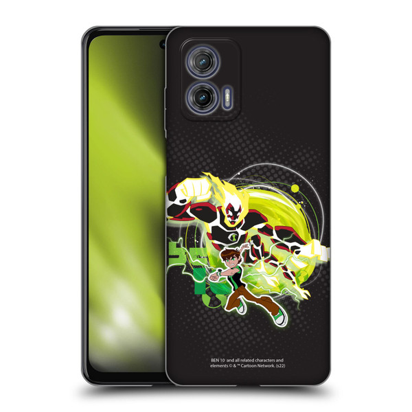 Ben 10: Omniverse Graphics Heatblast Soft Gel Case for Motorola Moto G73 5G