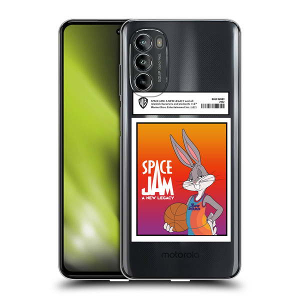 Space Jam: A New Legacy Graphics Bugs Bunny Card Soft Gel Case for Motorola Moto G82 5G