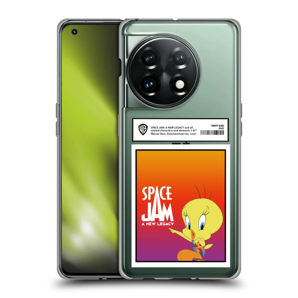 Space Jam: A New Legacy Graphics Tweety Bird Card Soft Gel Case for OnePlus 11 5G