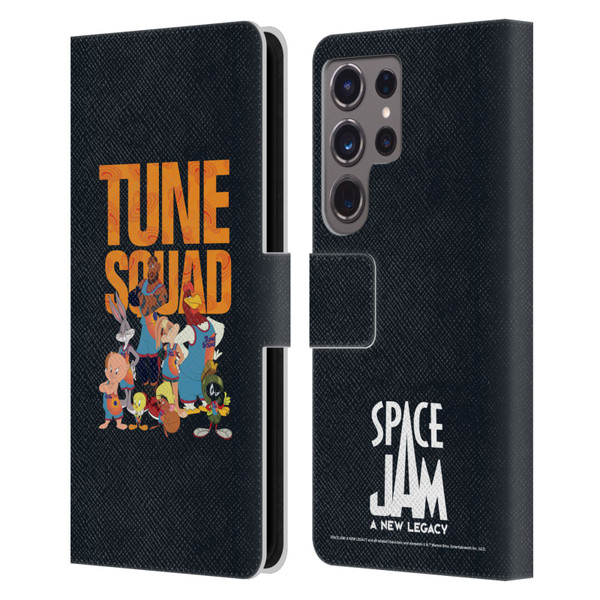 Space Jam: A New Legacy Graphics Tune Squad Leather Book Wallet Case Cover For Samsung Galaxy S24 Ultra 5G