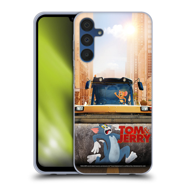 Tom And Jerry Movie (2021) Graphics Rolling Soft Gel Case for Samsung Galaxy A15