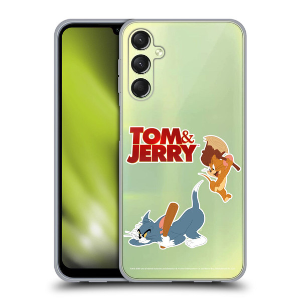 Tom And Jerry Movie (2021) Graphics Characters 2 Soft Gel Case for Samsung Galaxy A24 4G / Galaxy M34 5G