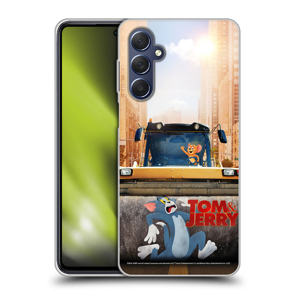 Tom And Jerry Movie (2021) Graphics Rolling Soft Gel Case for Samsung Galaxy M54 5G