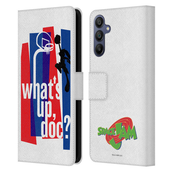Space Jam (1996) Graphics What's Up Doc? Leather Book Wallet Case Cover For Samsung Galaxy A15