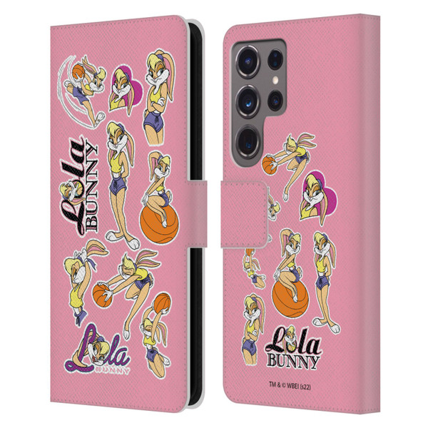 Space Jam (1996) Graphics Lola Bunny Leather Book Wallet Case Cover For Samsung Galaxy S24 Ultra 5G
