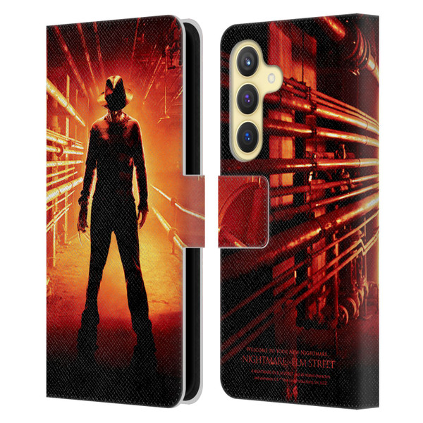 A Nightmare On Elm Street (2010) Graphics Freddy Poster Leather Book Wallet Case Cover For Samsung Galaxy S24 5G