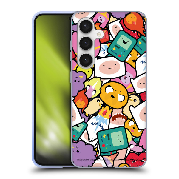Adventure Time Graphics Pattern Soft Gel Case for Samsung Galaxy S24 5G