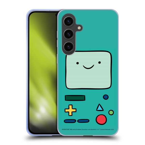 Adventure Time Graphics BMO Soft Gel Case for Samsung Galaxy S24+ 5G