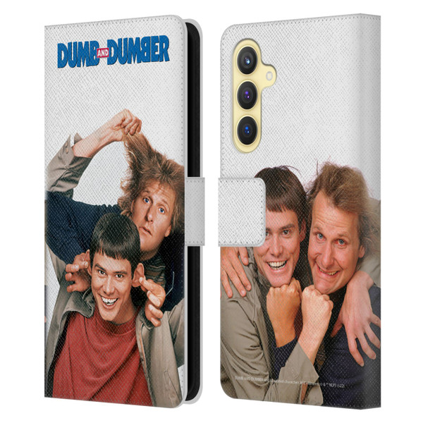 Dumb And Dumber Key Art Characters 1 Leather Book Wallet Case Cover For Samsung Galaxy S23 FE 5G