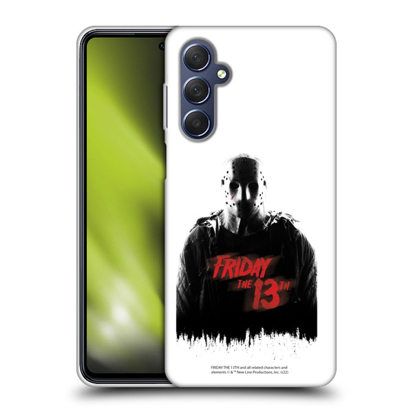 Friday the 13th 2009 Graphics Jason Voorhees Key Art Soft Gel Case for Samsung Galaxy M54 5G
