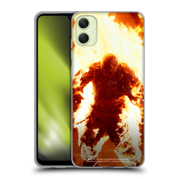 Friday the 13th Part VII The New Blood Graphics Jason Voorhees On Fire Soft Gel Case for Samsung Galaxy A05