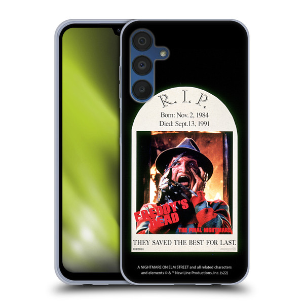 A Nightmare On Elm Street: Freddy's Dead Graphics The Final Nightmare Soft Gel Case for Samsung Galaxy A15