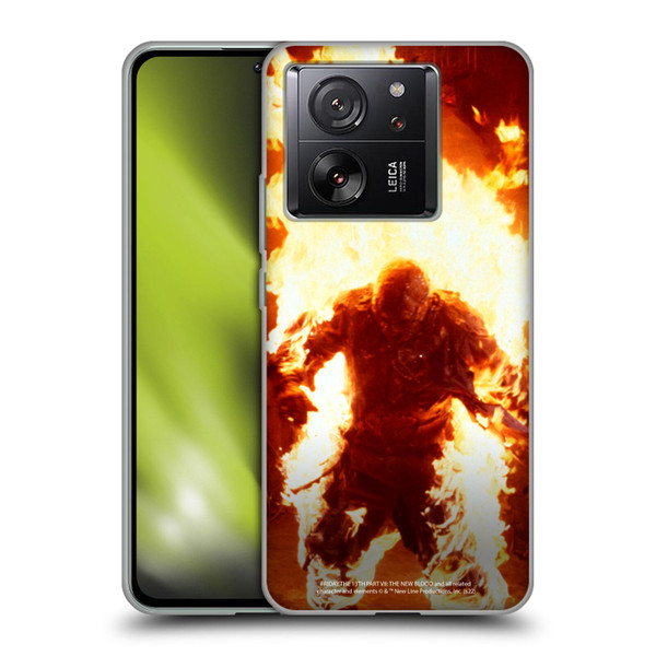Friday the 13th Part VII The New Blood Graphics Jason Voorhees On Fire Soft Gel Case for Xiaomi 13T 5G / 13T Pro 5G