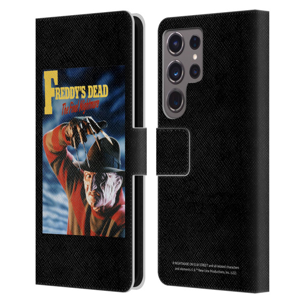 A Nightmare On Elm Street: Freddy's Dead Graphics Poster Leather Book Wallet Case Cover For Samsung Galaxy S24 Ultra 5G