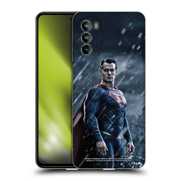 Batman V Superman: Dawn of Justice Graphics Superman Soft Gel Case for Motorola Moto G82 5G