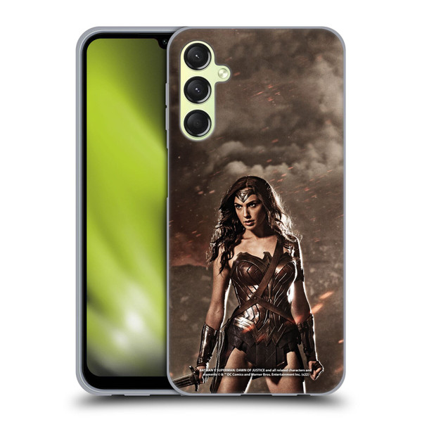Batman V Superman: Dawn of Justice Graphics Wonder Woman Soft Gel Case for Samsung Galaxy A24 4G / Galaxy M34 5G