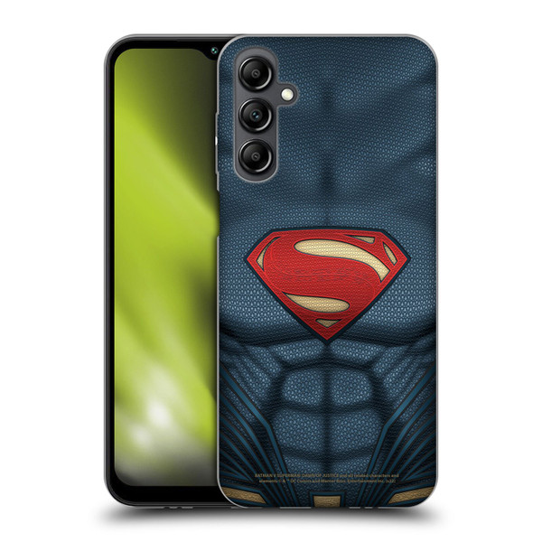 Batman V Superman: Dawn of Justice Graphics Superman Costume Soft Gel Case for Samsung Galaxy M14 5G