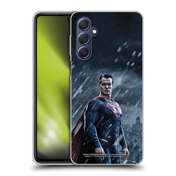 Batman V Superman: Dawn of Justice Graphics Superman Soft Gel Case for Samsung Galaxy M54 5G