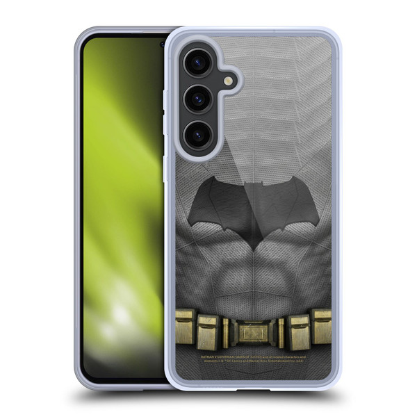Batman V Superman: Dawn of Justice Graphics Batman Costume Soft Gel Case for Samsung Galaxy S24+ 5G