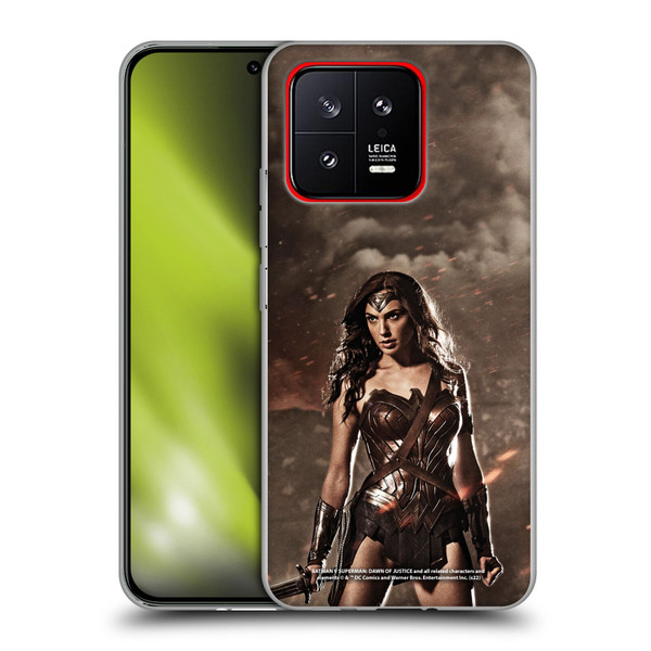 Batman V Superman: Dawn of Justice Graphics Wonder Woman Soft Gel Case for Xiaomi 13 5G