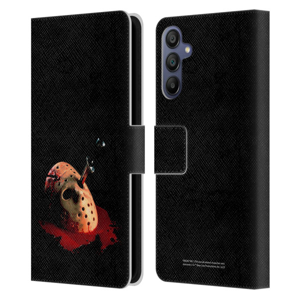 Friday the 13th: The Final Chapter Key Art Poster Leather Book Wallet Case Cover For Samsung Galaxy A15