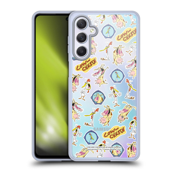 Cow and Chicken Graphics Pattern Soft Gel Case for Samsung Galaxy M54 5G