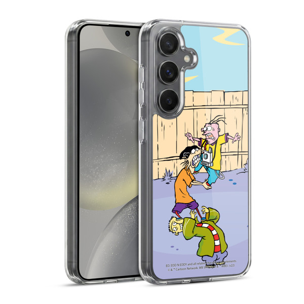Ed, Edd, n Eddy Graphics Characters Soft Gel Case for Samsung Galaxy S24 5G & MagSafe