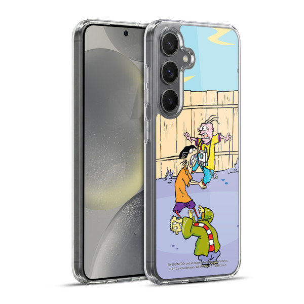 Ed, Edd, n Eddy Graphics Characters Soft Gel Case for Samsung Galaxy S24+ 5G & MagSafe