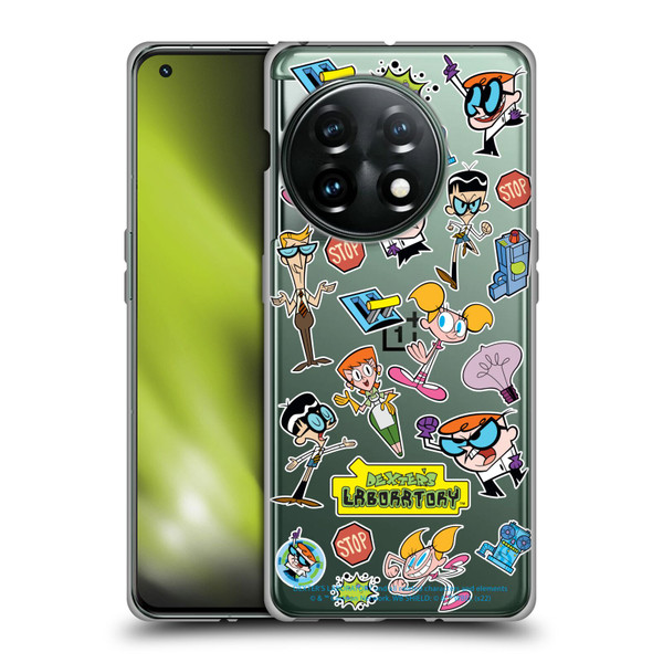 Dexter's Laboratory Graphics Icons Soft Gel Case for OnePlus 11 5G