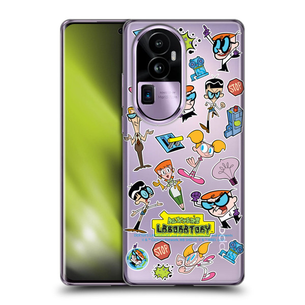 Dexter's Laboratory Graphics Icons Soft Gel Case for OPPO Reno10 Pro+