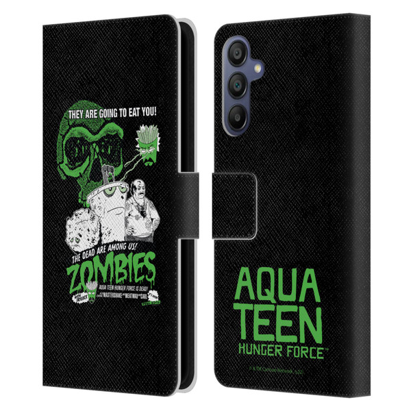 Aqua Teen Hunger Force Graphics They Are Going To Eat You Leather Book Wallet Case Cover For Samsung Galaxy A15