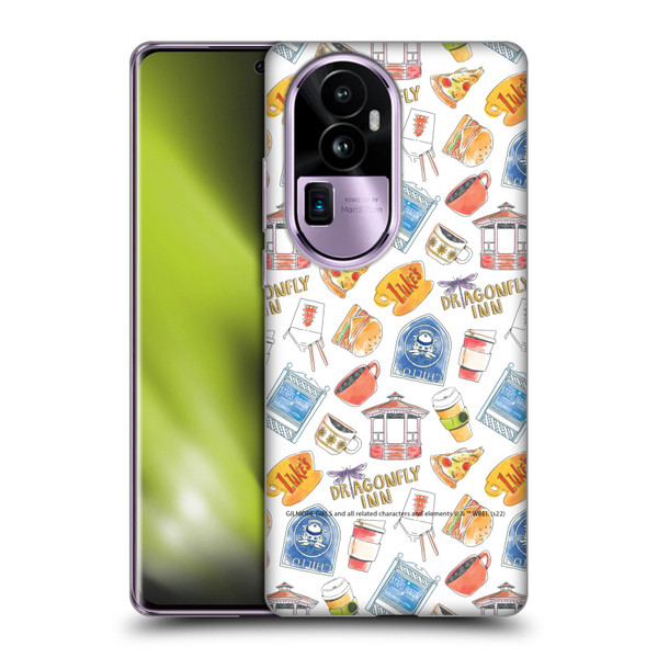 Gilmore Girls Graphics Icons Soft Gel Case for OPPO Reno10 Pro+