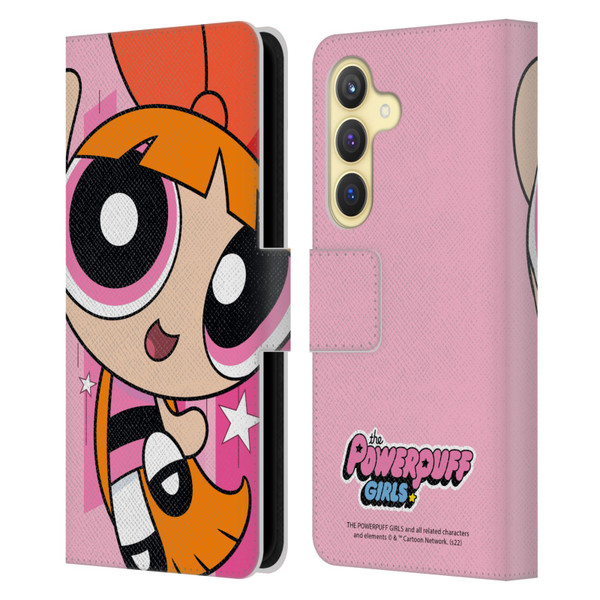 The Powerpuff Girls Graphics Blossom Leather Book Wallet Case Cover For Samsung Galaxy S24 5G