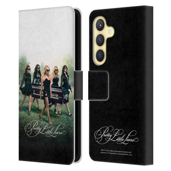Pretty Little Liars Graphics Season 6 Poster Leather Book Wallet Case Cover For Samsung Galaxy S24 5G