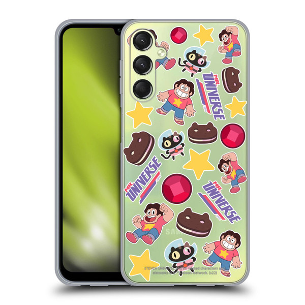 Steven Universe Graphics Icons Soft Gel Case for Samsung Galaxy A24 4G / Galaxy M34 5G