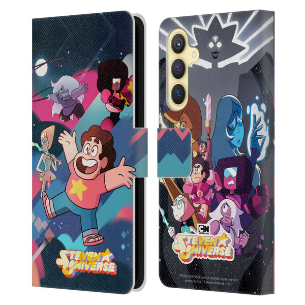 Steven Universe Graphics Characters Leather Book Wallet Case Cover For Samsung Galaxy S23 FE 5G