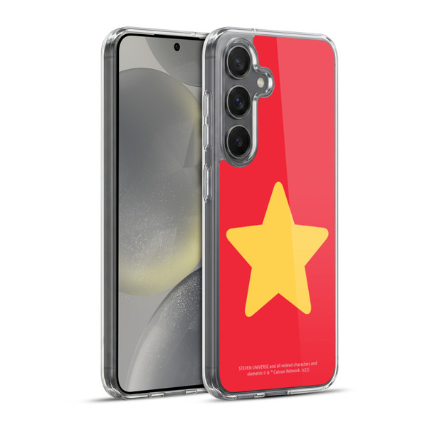 Steven Universe Graphics Logo Soft Gel Case for Samsung Galaxy S24+ 5G & MagSafe