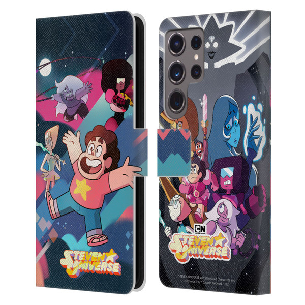 Steven Universe Graphics Characters Leather Book Wallet Case Cover For Samsung Galaxy S24 Ultra 5G