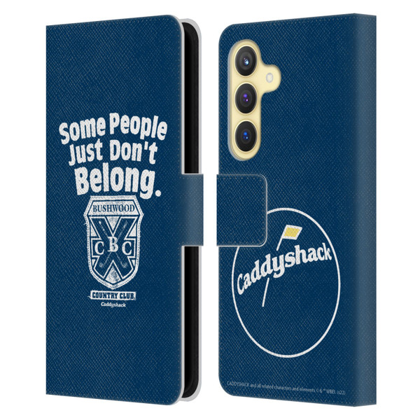 Caddyshack Graphics Some People Just Don't Belong Leather Book Wallet Case Cover For Samsung Galaxy S24 5G