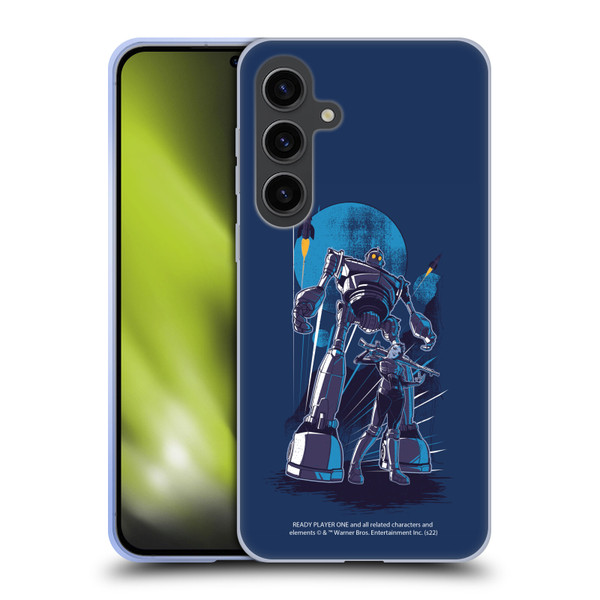 Ready Player One Graphics Iron Giant Soft Gel Case for Samsung Galaxy S24+ 5G