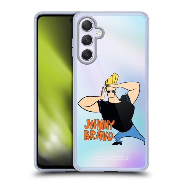 Johnny Bravo Graphics Character Soft Gel Case for Samsung Galaxy M54 5G