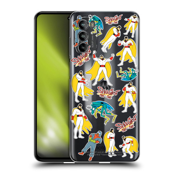 Space Ghost Coast to Coast Graphics Icons Soft Gel Case for Motorola Moto G82 5G